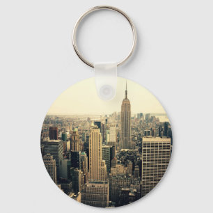 New- York CitySkyline-Stadtmitte Schlüsselanhänger