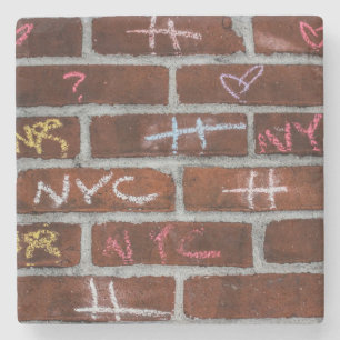 New- York Citystraßegraffiti-Foto Steinuntersetzer