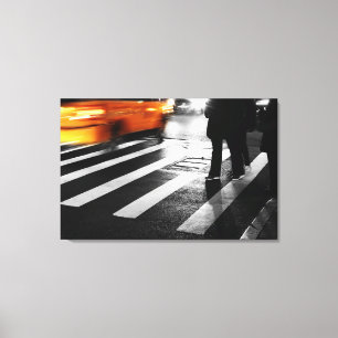 New- York Citystraßen-Szene Leinwanddruck