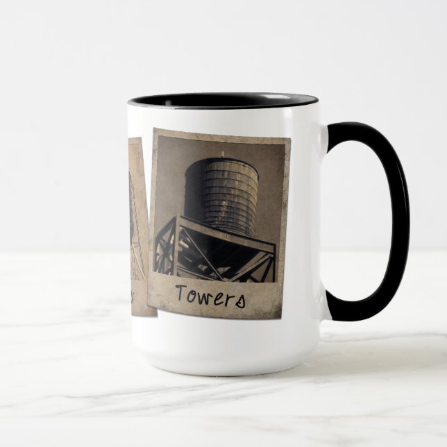 New- York CityWassertürme Tasse (Rechts)