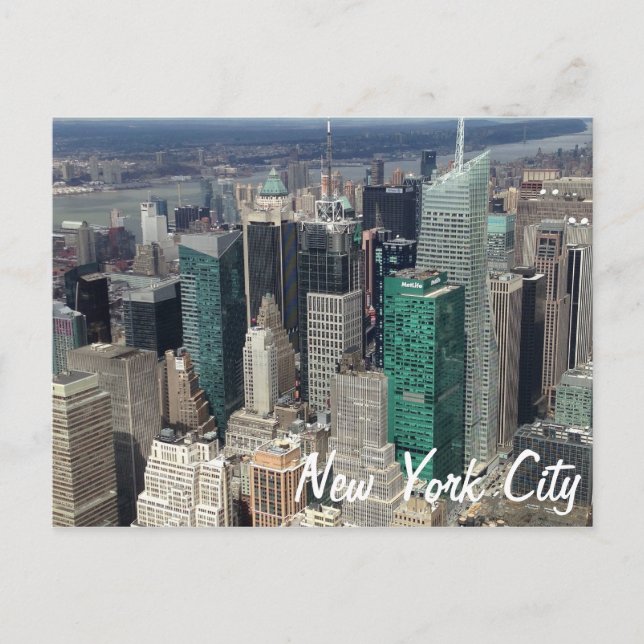 New- York Citywolkenkratzer-Postkarte Postkarte (Vorderseite)