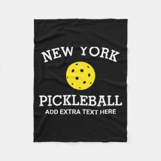 New York Ckleball Partnername des Clubs hinzufügen Fleecedecke