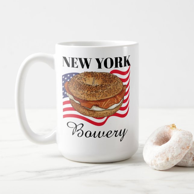 New York Classic Mug Kaffeetasse (Mit Donut)