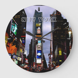 New York Clock Times Square NY Wall Clock Große Wanduhr