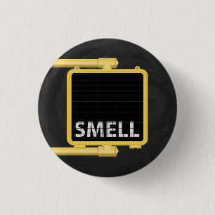New York Crosswalk - Schildchen riechen Button