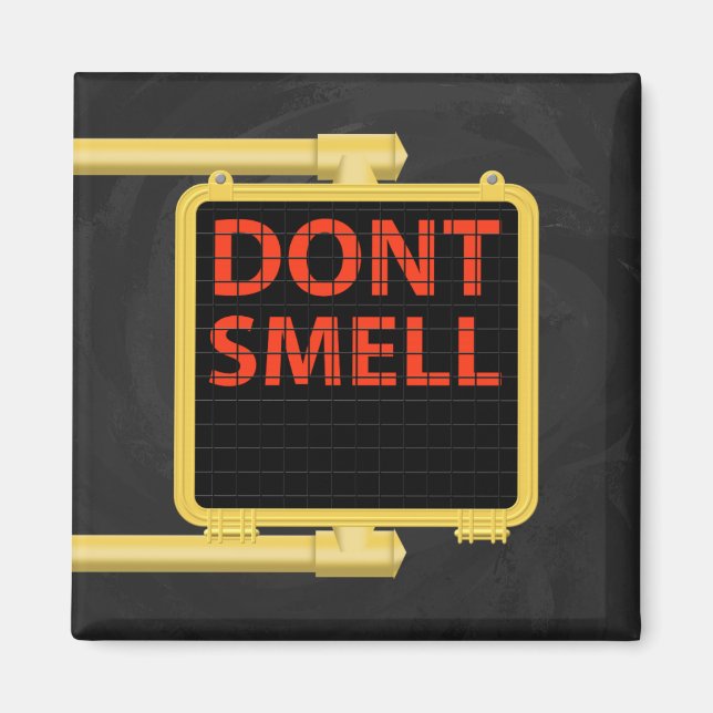 New York Crosswalk - Schildchen riechen Magnet (Vorne)