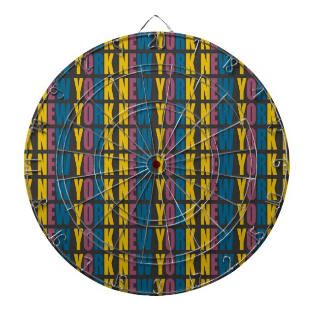 New York Dart Board Dartscheibe (vorne)