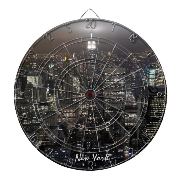 New York Dartboard New York Souvenir Dartboard Dartscheibe (vorne)