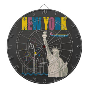 New York Dartscheibe