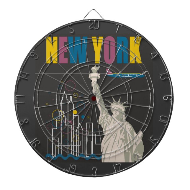 New York Dartscheibe (vorne)