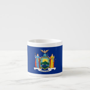 New York: Der Empire State, Zuhause Big Apple Flag Espressotasse