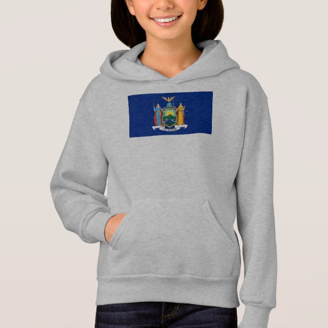 New York: Der Empire State, Zuhause Big Apple Flag Hoodie (Vorderseite)
