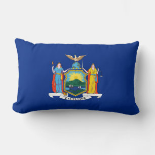 New York: Der Empire State, Zuhause Big Apple Flag Lendenkissen