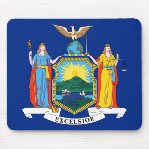 New York: Der Empire State, Zuhause Big Apple Flag Mousepad