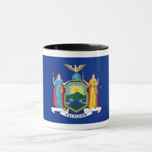 New York: Der Empire State, Zuhause Big Apple Flag Tasse