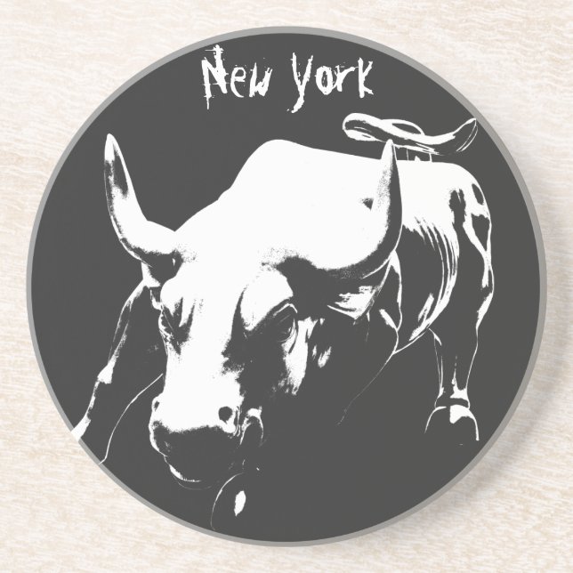 New York Dessous de verre NY Landmark Bull Souveni (Devant)