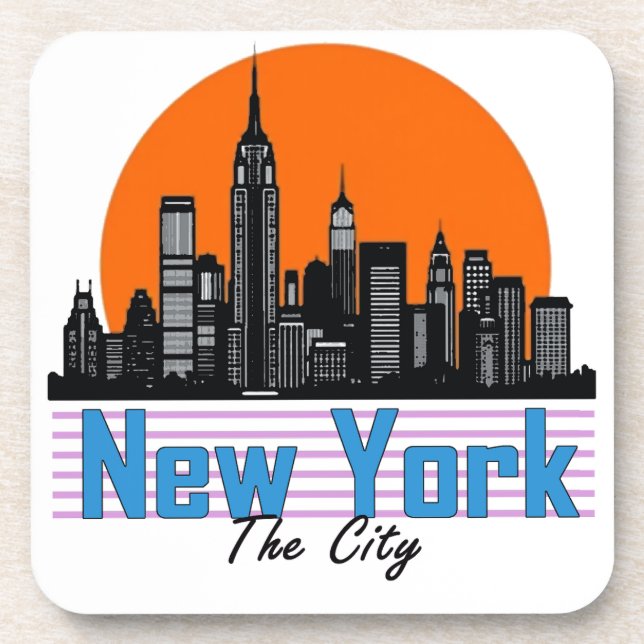 New York - Die Stadt Getränkeuntersetzer (Vorderseite)