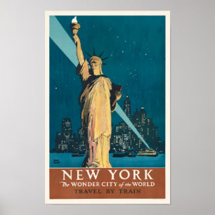 New York, die Wunderstadt der Welt Poster