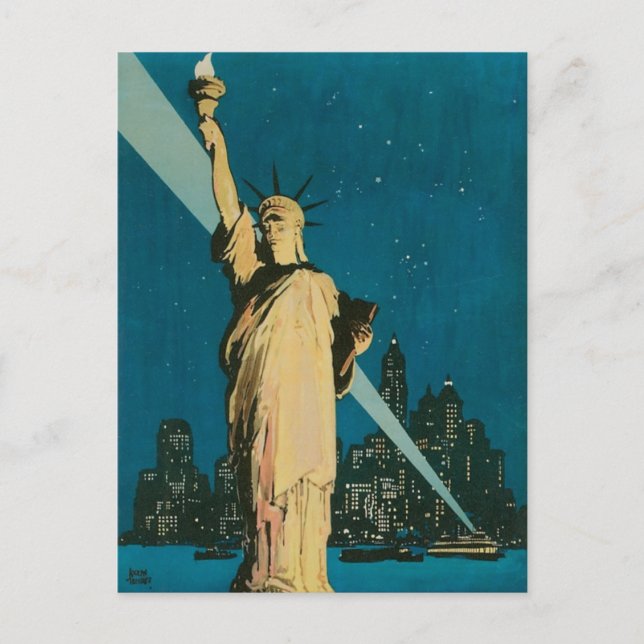 New York: Die Wunderstadt des Weltplakats Postkarte (Vorderseite)
