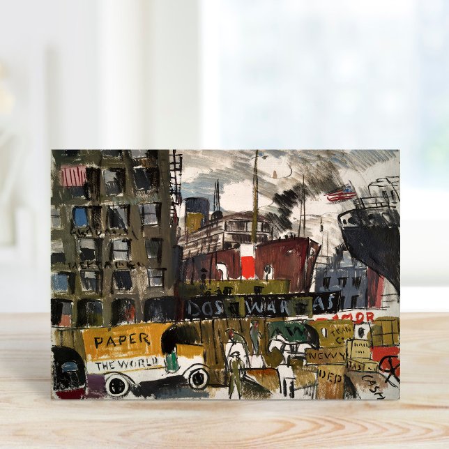 New York Docks | Joaquín Torres-García Karte (Von Creator hochgeladen)