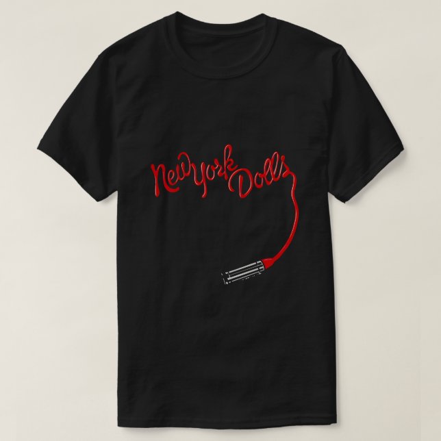 New York Doll's (Red Lipstick) T-Shirt (Design vorne)