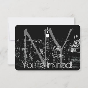 New York Einladungen Personalisiert New Yorker UAW