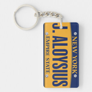 New York Empire State License Plate Art Custom