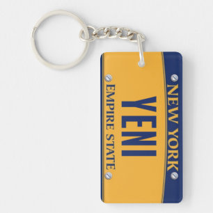 New York Empire State License Plate Art Custom