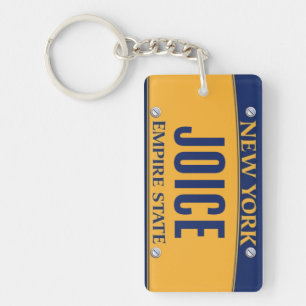 New York Empire State License Plate Art Custom