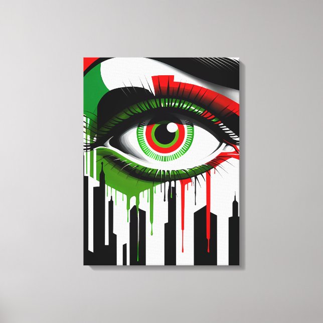 New York "Eye talian"-Bild Leinwanddruck (Vorderseite)