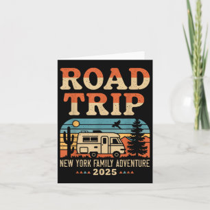 New York Family Adventure Rv Camping Travel Road T Karte
