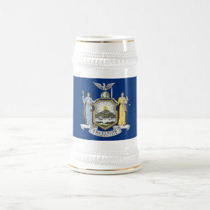 NEW YORK FLAG BIERGLAS
