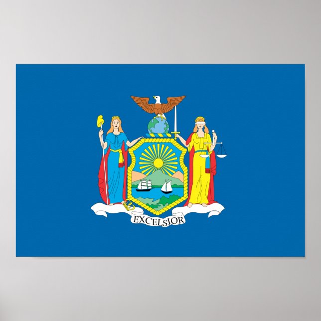 NEW YORK Flag - Poster (Vorne)