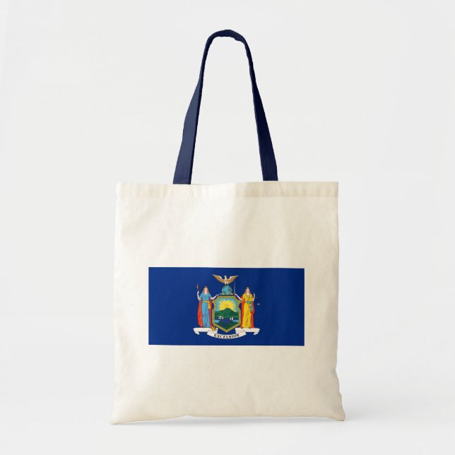 New York Flag, The Empire State, American Colonies Tragetasche (Vorne)