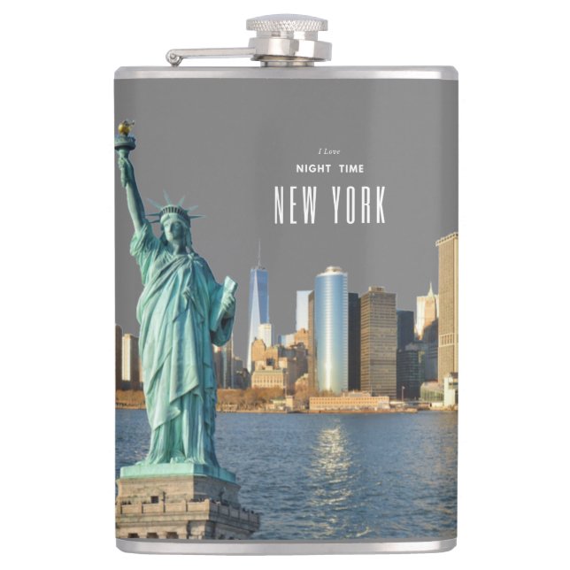 New York Flask Flachmann (Vorderseite)