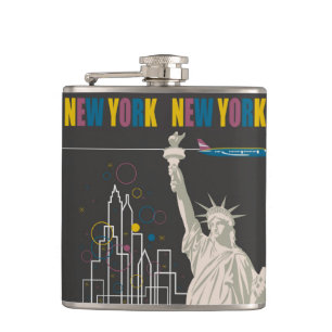 New York Flask Flachmann