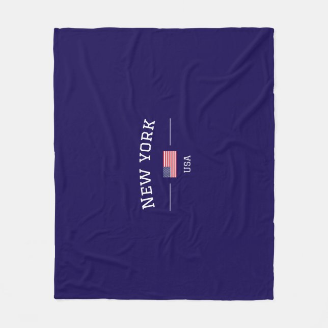 New York Fleecedecke (Vorderseite)