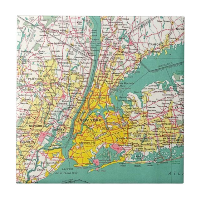 New York Fliese (Vorderseite)