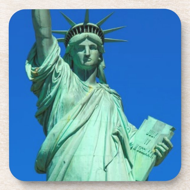 New York, Freiheitsstatue Getränkeuntersetzer (Vorderseite)