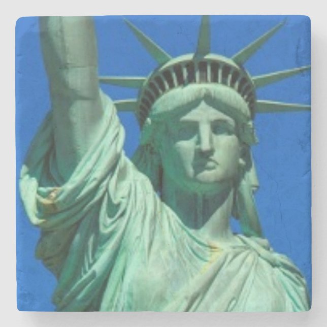 New York, Freiheitsstatue Steinuntersetzer (Vorderseite)
