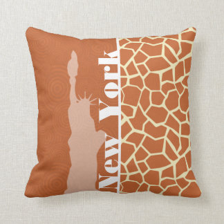 New York; Giraffe; Tierdruck Kissen