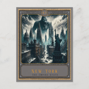 New York   Gothic Art Postkarte
