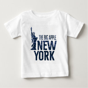 New York   große Apple Baby T-shirt