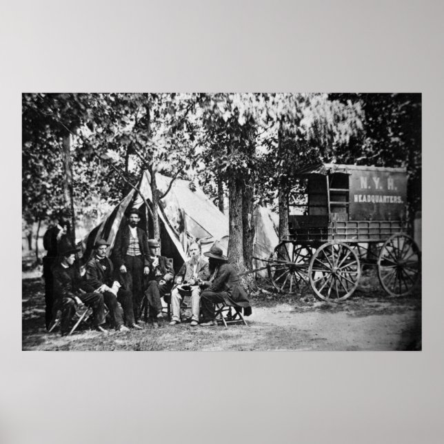 New York Herald Wagon Poster (Vorne)
