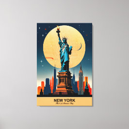 New York: Herz der amerikanischen Geschichte Leinwanddruck
