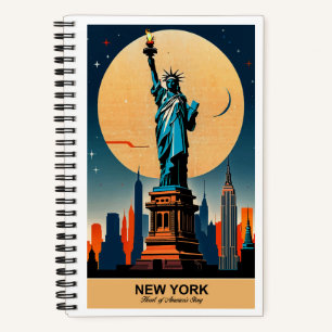 New York: Herz der amerikanischen Geschichte Notizbuch