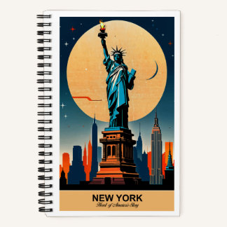 New York: Herz der amerikanischen Geschichte Notizbuch