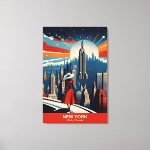 New York: Herz der Innovation Leinwanddruck
