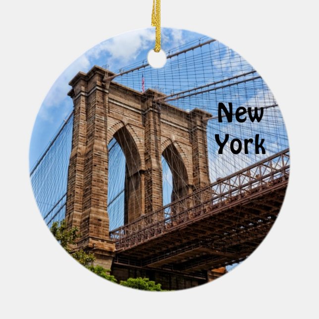 New York Holiday Ornament (Hinten)