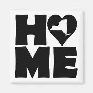 New York Home Herz Staat Kühlschrankmagnet